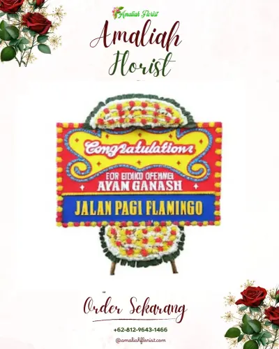 Bunga Papan Congratulation di Soronalan